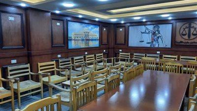 الانتهاء من أعمال التجديد والتطوير بغرفة المحامين في محكمة الخانكة