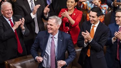 خفض الأسعار وتمكين العائلات من العيش.. أول تصريحات رئيس النواب الأمريكي الجديد 