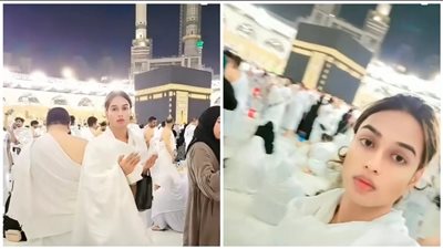 شاب بملامح أنثوية.. رجل يثير الجدل داخل الحرم المكي بالتقاطه الصور أمام الكعبة