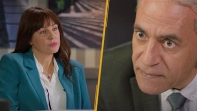 مواجهة شيرين رضا وصبري فواز تنتهي بالاستقالة في مسلسل وبينا ميعاد