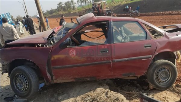 حادث تصادم بأسيوط