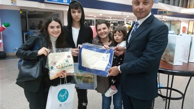 مطار مرسى علم يستقبل أول رحلة طيران عارض من مالبينسا بإيطاليا