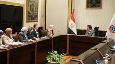 وزير الصحة يستقبل مدير الوكالة الأمريكية للتنمية الدولية في مصر لبحث التعاون المشترك