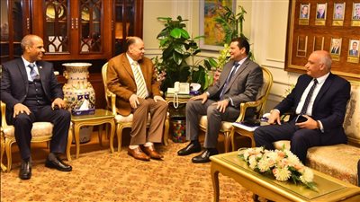 محافظ أسيوط يستقبل نائب وزير المالية لـ افتتاح أعمال تطوير ورفع كفاءة مبنى المديرية