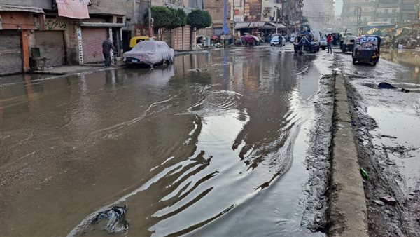 انفجار ماسورة مياه