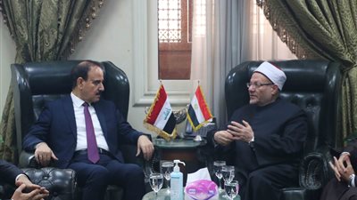 مفتي الجمهورية يستقبل رئيس ديوان الوقف السني العراقي لبحث التعاون المشترك