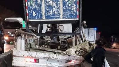 إصابة 9 في اصطدام ميكروباص بسيارة تابعة لمجلس مدينة أجا في الدقهلية