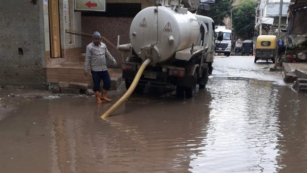 سقوط أمطار غزيرة