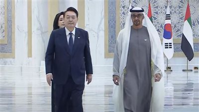 محمد بن زايد يستقبل رئيس كوريا الجنوبية ويعقدان جلسة مباحثات│صور