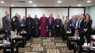 رئيس الطائفة الإنجيلية يستقبل رئيس أساقفة إقليم الإسكندرية للكنيسة الأسقفية الأنجليكانية │ صور