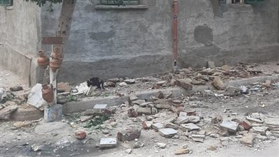 انهيار أجزاء من شرفة عقار بالإسكندرية دون إصابات