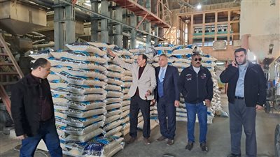 ضبط 20 طن أرز أبيض لبيعه بأزيد من السعر الرسمي بالبحيرة