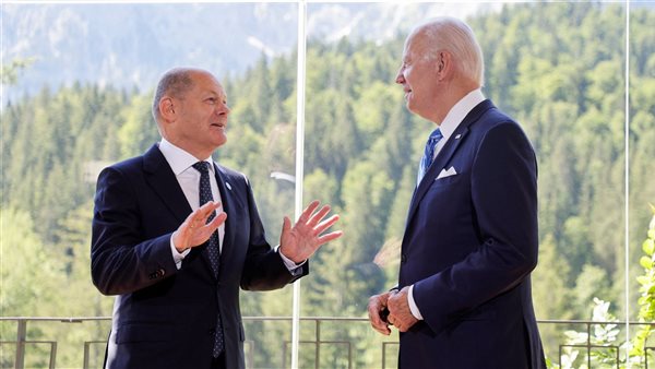 بايدن وشولتس