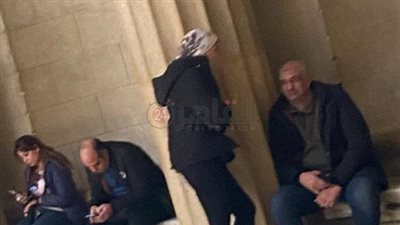 ابنة حسن راتب تساند والدها في أولى جلسات النقض على حكم حبسه 5 سنوات بقضية الآثار الكبرى |صور