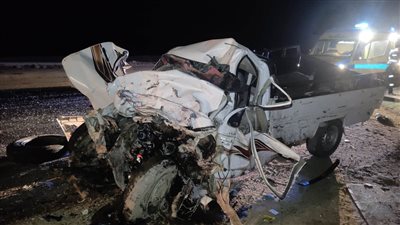 مصرع 3 أشخاص وإصابة 3 آخرين في حادث تصادم بأسوان 