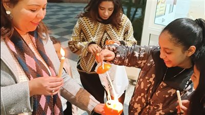 البلابيصا والقلقاس ..مظاهر احتفالات عيد الغطاس بكنيسة بورسعيد | صور