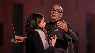 المايسترو نادر عباسي ينشر صور البروفة الأخيرة من سلسلة فاعليات افتتاح المتحف المصري الكبير