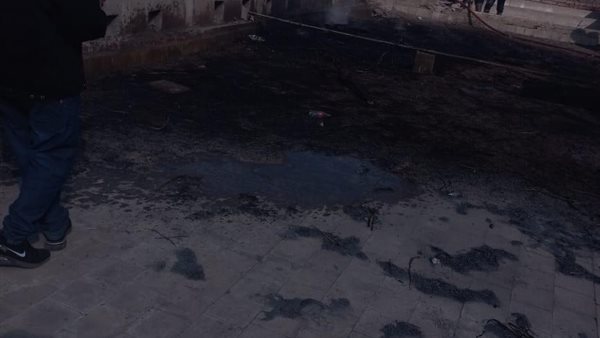 جانب من الحريق 