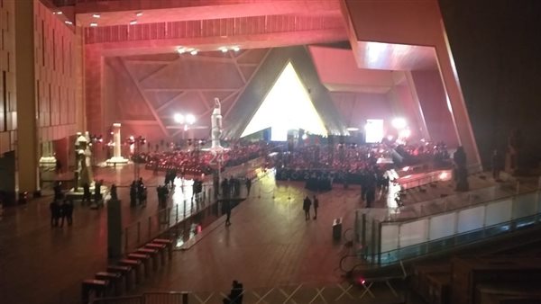 بروفات افتتاح المتحف