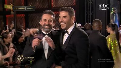 أحمد عز يتنافس مع كريم عبد العزيز على نفس الجائزة والفيلم بحفل Joy Awards