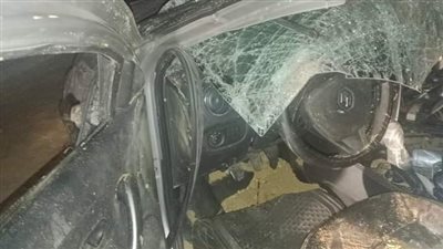 إصابة محاميين في انقلاب سيارة طريق محور الضبعة بمطروح