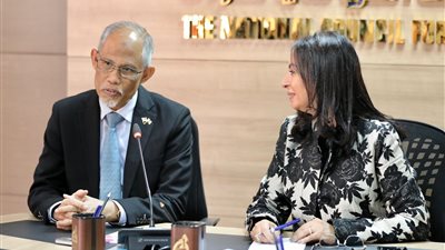 مايا مرسي: نتعاون مع مختلف الوزارات والمؤسسات وأجهزة الدولة في تنفيذ الاستراتيجية الوطنية لتمكين المرأة المصرية 