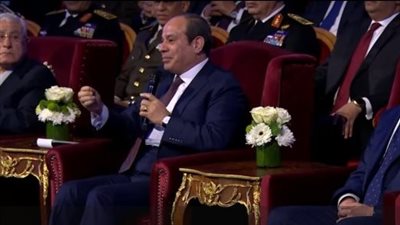 السيسي: مش عاوزين ننسى الحالة اللي قعدنا فيها سنين.. ولو قدروا علينا كانوا دبحونا