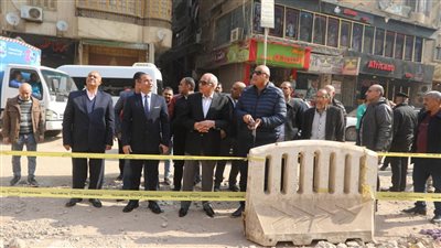 محافظ الجيزة ورئيس جهاز تعمير القاهرة الكبرى يتفقدان مسار محور عمرو بن العاص