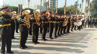 الموسيقى العسكرية تحتفل بعيد الشرطة داخل المتحف المصري بالتحرير | صور 