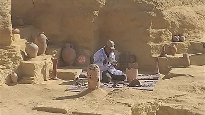 الصور الأولى للكشف الأثري الجديد بمنطقة سقارة