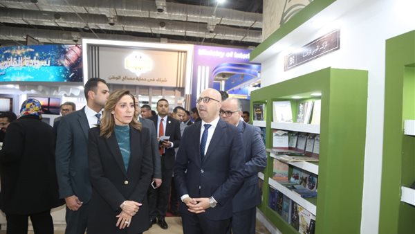 وزيرة الثقافة تتفقد