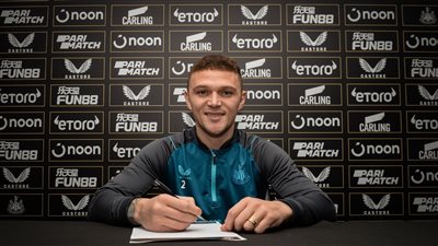 رسميًا.. نيوكاسل يمدد عقد كيران تريبير حتى 2025