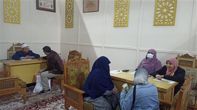 واعظات الأزهر بمعرض الكتاب عامل جذب للسيدات والفتيات الزائرات للمعرض | صور