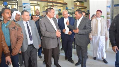 وزير التنمية المحلية ومحافظ مطروح يتابعان الموقف التنفيذي لإنشاء محطة تحلية مياه البحر 4 بالرميلة