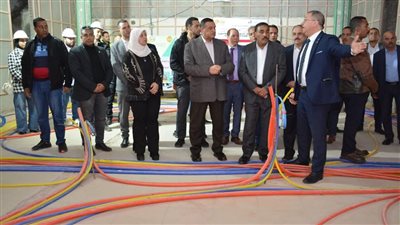 وزير التنمية المحلية يختتم زيارته لمطروح بتفقد الأعمال الإنشائية لمركز السيطرة للشبكة الوطنية للطوارئ