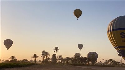انطلاق 26 رحلة بالون طائر على متنها 520 سائحًا بسماء الأقصر