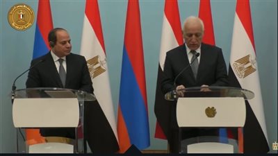 زيادة حجم التبادل التجاري وتعزيز العلاقات السياسية.. الكلمة الكاملة للسيسي مع رئيس أرمينيا