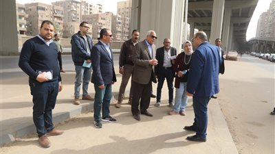 محافظ الجيزة يتابع ميدانيًا أعمال رفع كفاءة واستغلال الساحات أسفل محور كمال عامر 