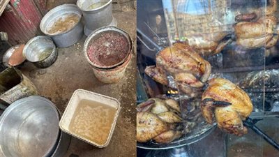 ضبط مواد غذائية غير صالحة للاستهلاك الآدمي داخل مطعم للمأكولات الشعبية بسوهاج |صور