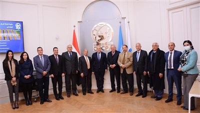 مركز القاهرة الدولي يستقبل وفدا من أعضاء مجلس إدارة المجلس المصري للشئون الخارجية |صور 