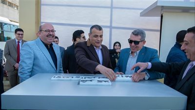 وزير الإنتاج الحربي يضع حجر أساس المقر الجديد لشركة الإنتاج الحربي للمشروعات والاستشارات الهندسية 