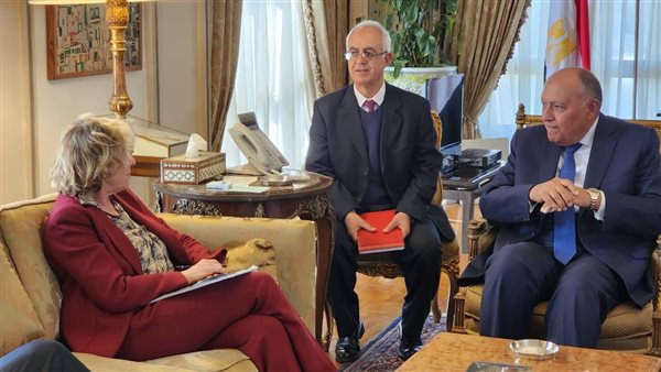 شكري ورئيسة خارجية