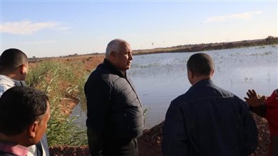 محافظ الوادي الجديد: توسعة بركة الصرف الصحي بمنطقة بلاط للحد من ارتفاع منسوب المياه