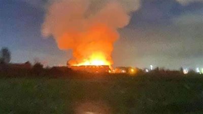 إصابة شخصين في حريق نشب داخل مزرعة فواكه ببني سويف 