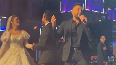 محمد حماقي يحيي حفل زفاف أحمد عصام l صور