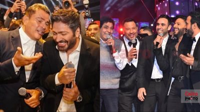 أحمد عصام جمع الحبايب.. محمد منير وعمرو دياب وتامر حسني لأول مرة