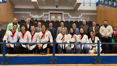 إعلان نتائج بطولة التايكوندو للجامعات والمعاهد العليا