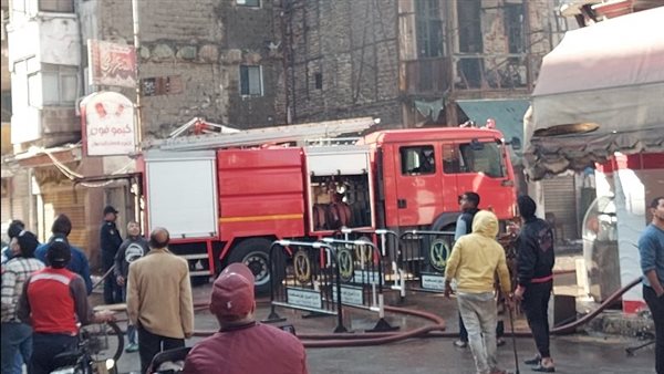 جانب من الحريق