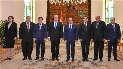 القضية الفلسطينية تتصدر مباحثات السيسي ورئيس وزراء رومانيا 