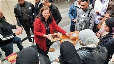 المتحف القومي للحضارة ينظم فعالية تراثية ثقافية بعنوان إبداع على الورق | صور 